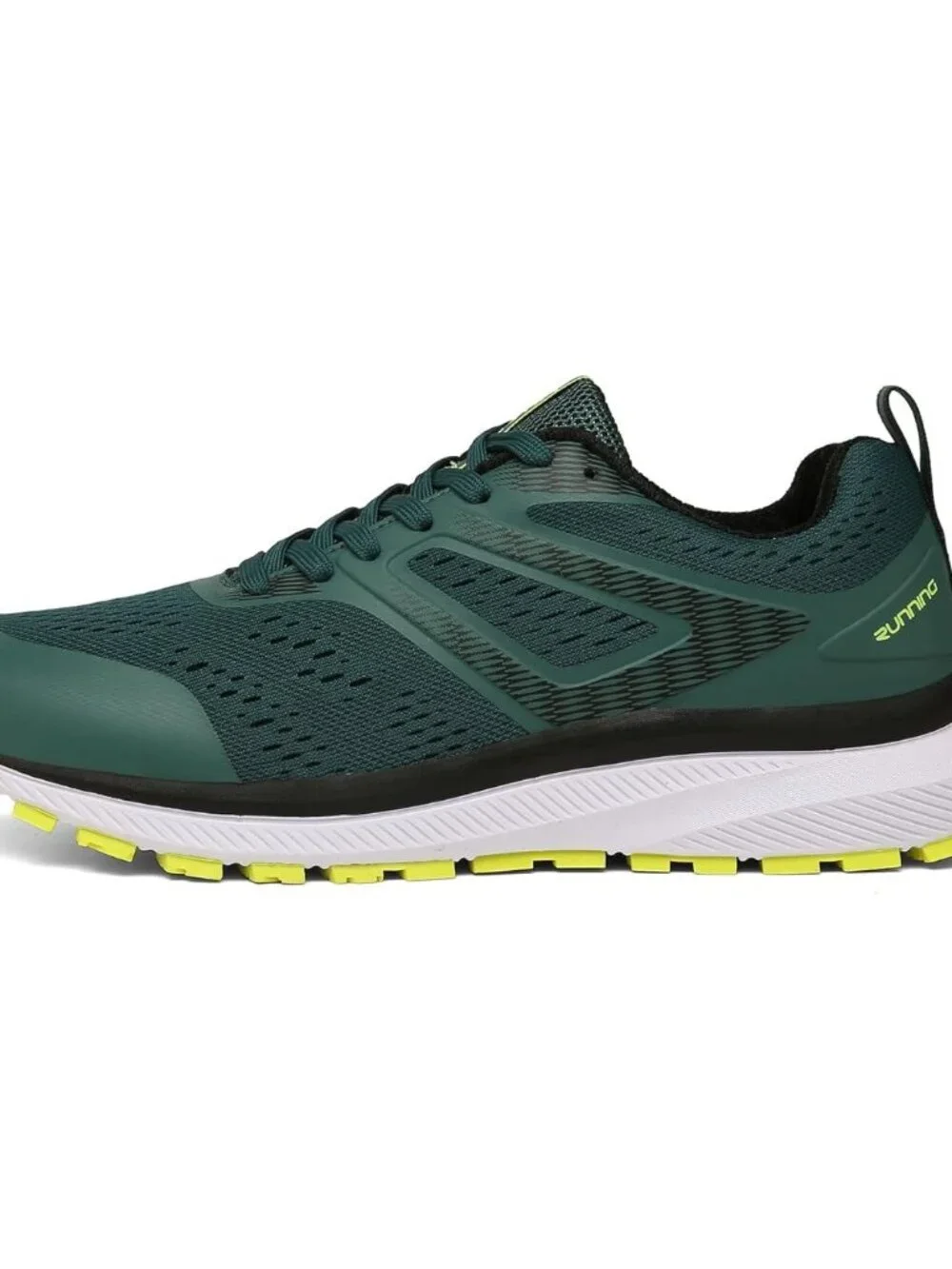 Xianv Men's US 8-11.5 Dark Green Walking Shoes Lightweight Breathable Athletic R